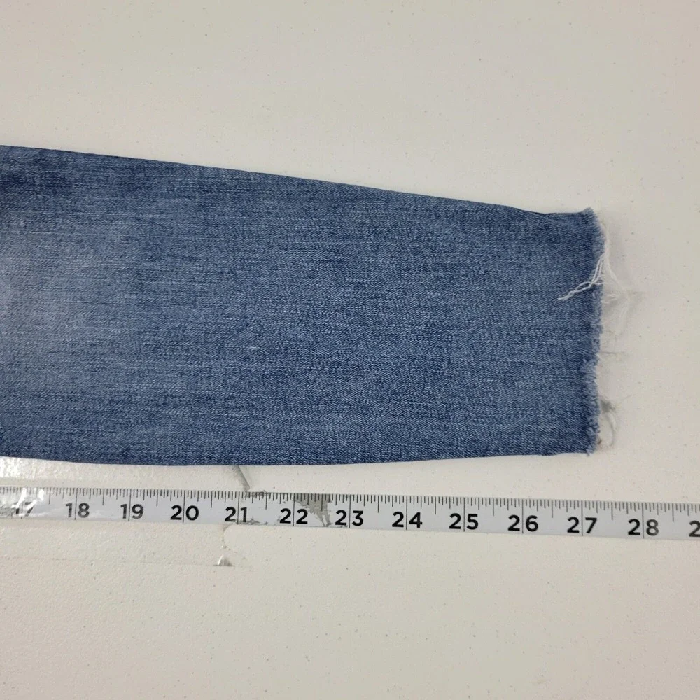 Donna Fab Ab High Waist Raw Hem Ankle‎ Skinny Jeans size 2 womens 2252